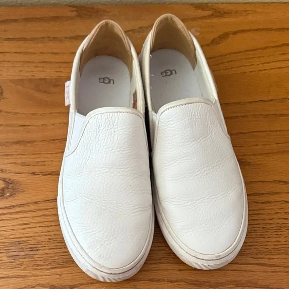 UGG Cream Slip-On Shoes - Picture 1 of 3